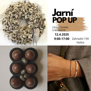 Moji milí, srdečně Vás zvu na každoroční jarní POP UP, který se bude konat 12.4. u mě v obchodě. Můžete se těšit na jarní...